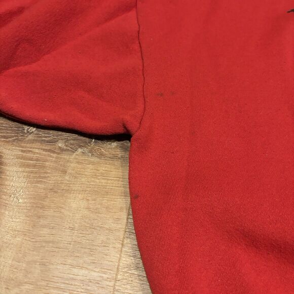 Vintage 90s Disney Crewneck Sweatshirt Mickey Mouse Unlimited Mens 2XL Red USA - Picture 6 of 9